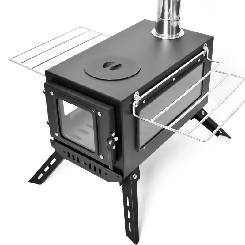 Camping Cooking And Drinking - Tragbarer Outdoor-Kochofen aus Kaltgewalztem Stahl für