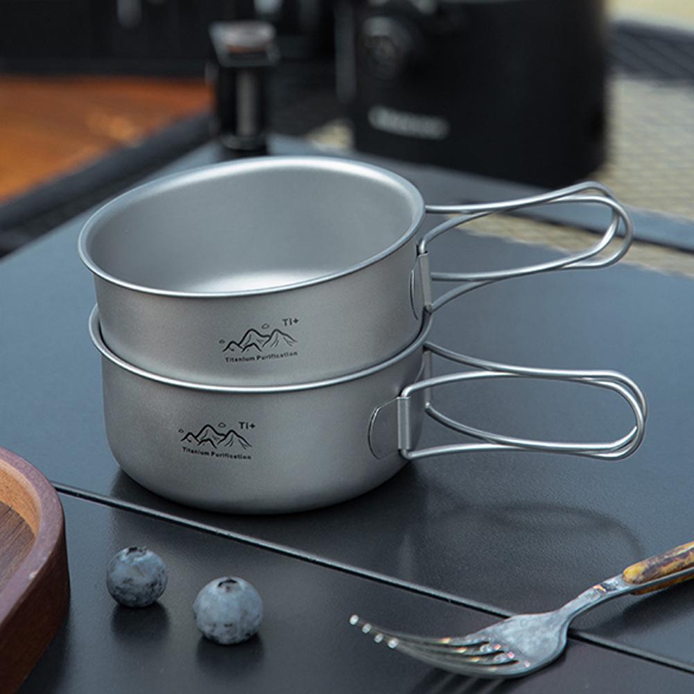 Camping Cooking Noodles - Ultraleichter Camping-Topf, tragbarer Suppentopf mit klappbarem