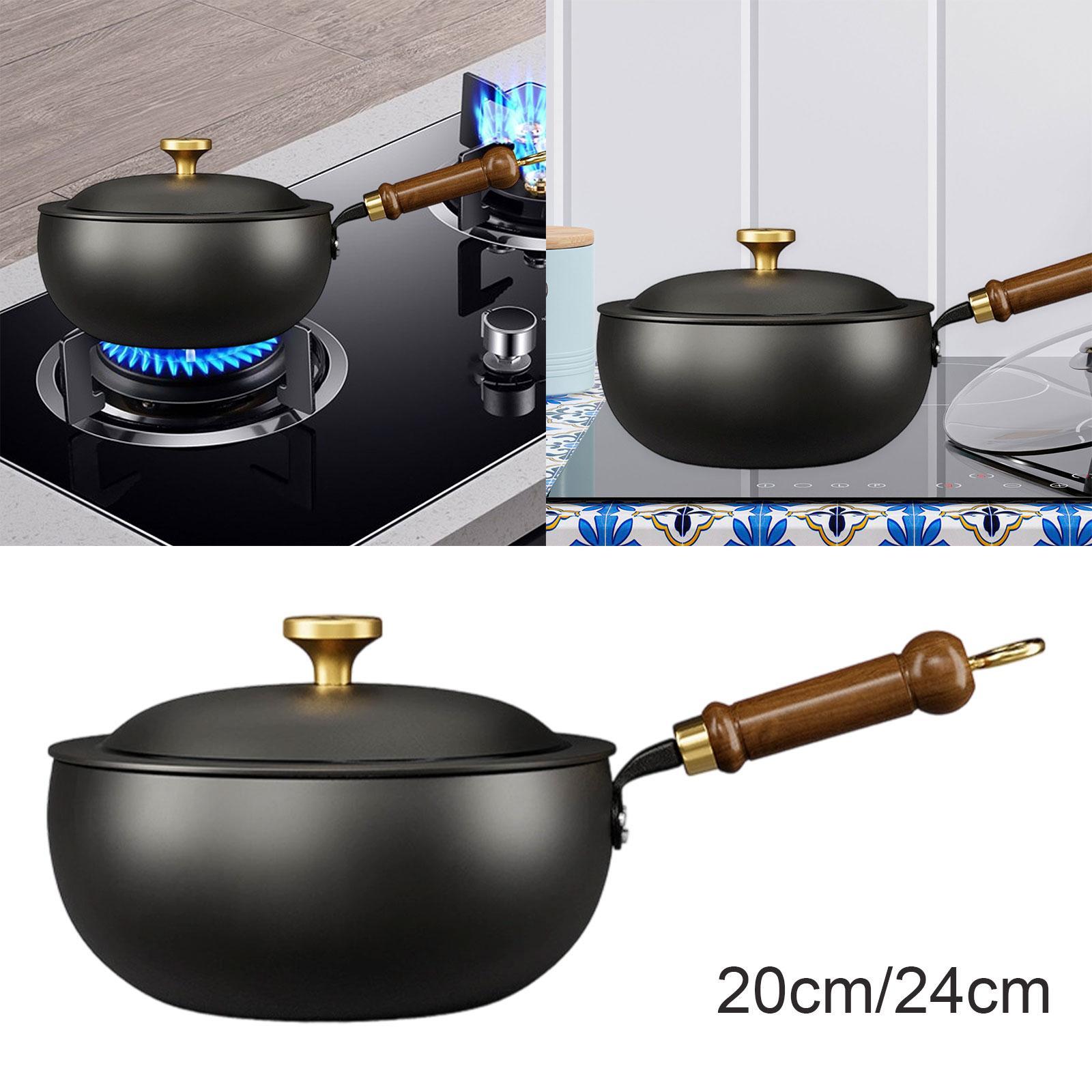 Camping Cooking Noodles - Antihaft-Wok, Instant-Nudeltopf, kochendes Kochgeschirr, Koch-Wok, Wok