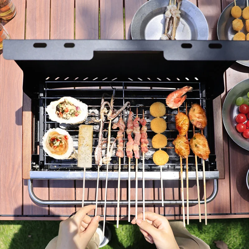 Leichter Klappbarer Holzkohleg – Camping Cooking Requirements Bewertung und Preis