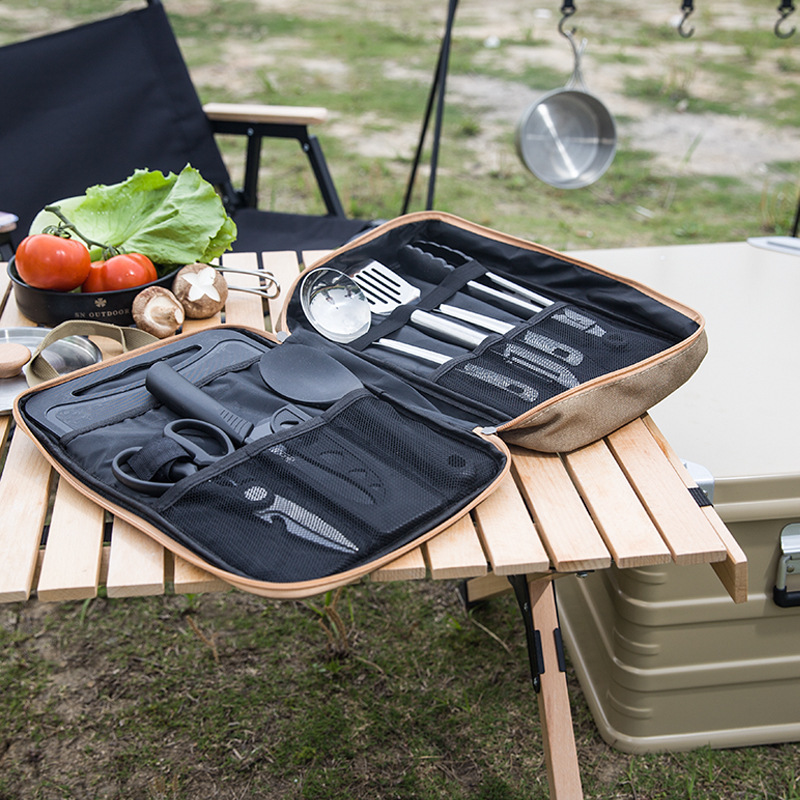 8-teiliges Camping-Kochgeschir – Camping Cooking Utensils Storage Bewertung und Preis