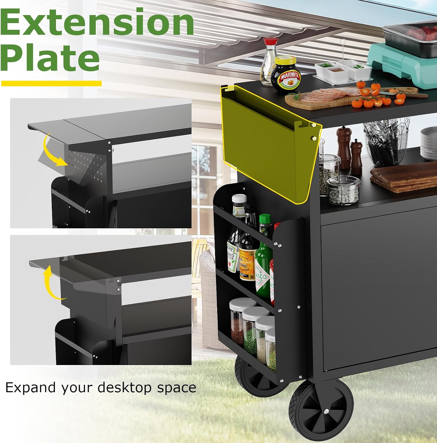 Outdoor-Grillwagen mit Staurau – Camping Cooking Device Bewertung und Preis