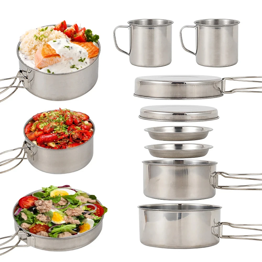 8 teile/satz Camping Kochgesch – Camping Cooking Utensils Storage Bewertung und Preis