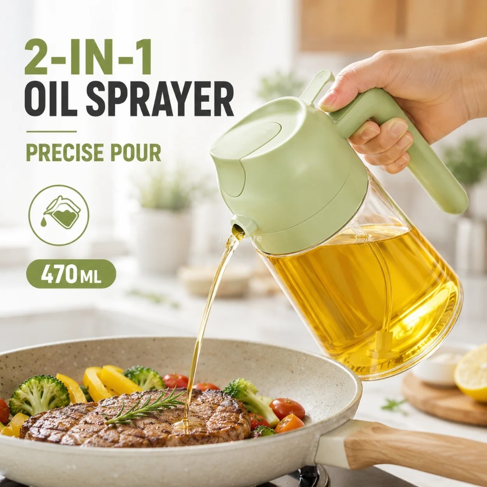 2-in-1 Olivenöl-Sprühflasche m – Camping Cooking Oil Bottle Bewertung und Preis