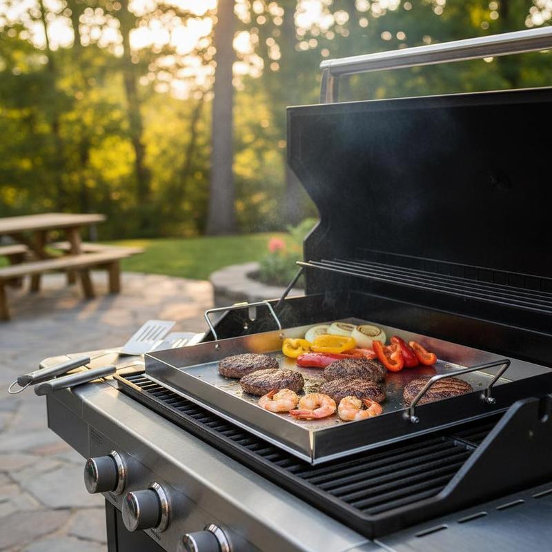 Universelle Flachgrillplatte 1 – Camping Cooking Device Bewertung und Preis