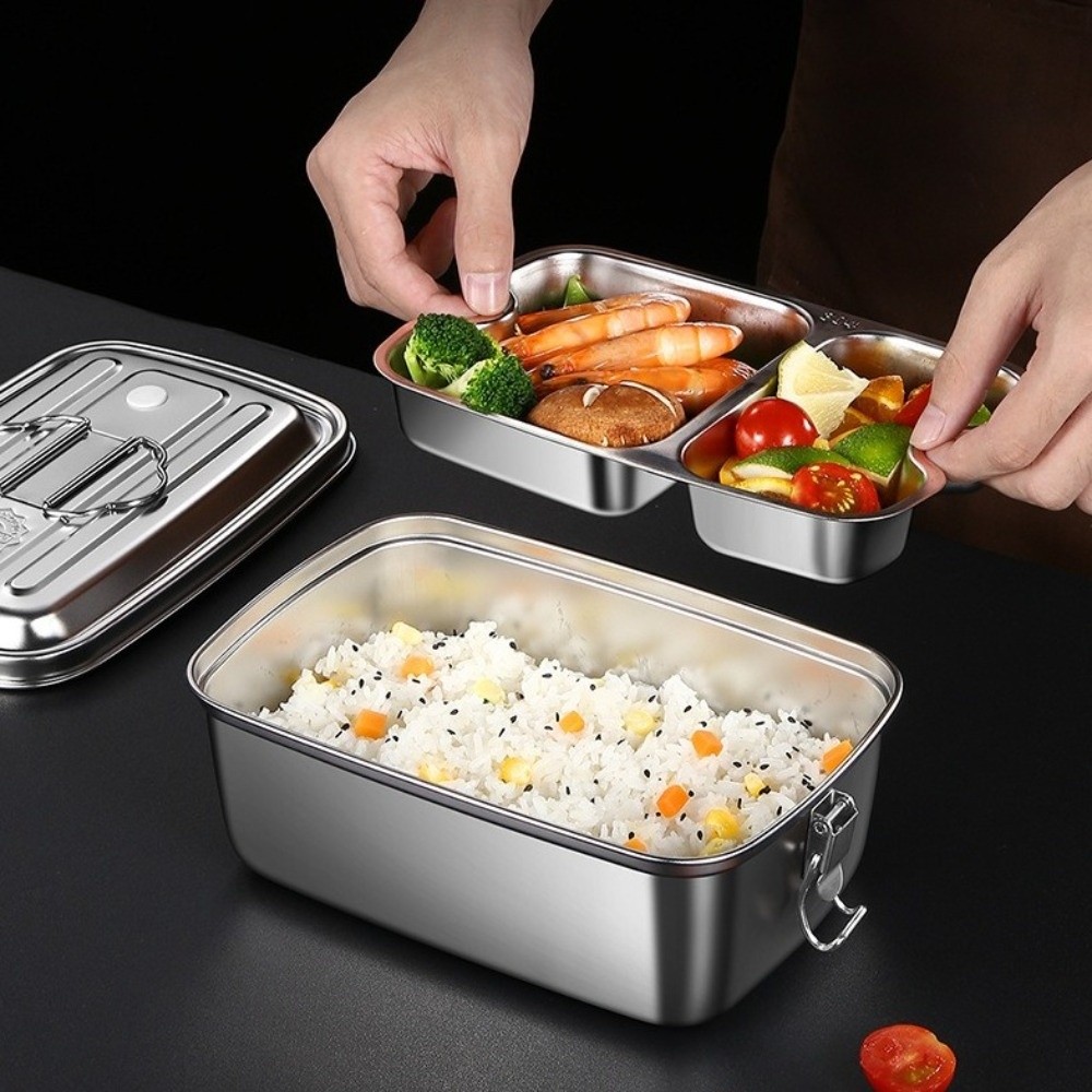 Doppelschichtige Lunchbox aus  – Camping Cooking Device Bewertung und Preis