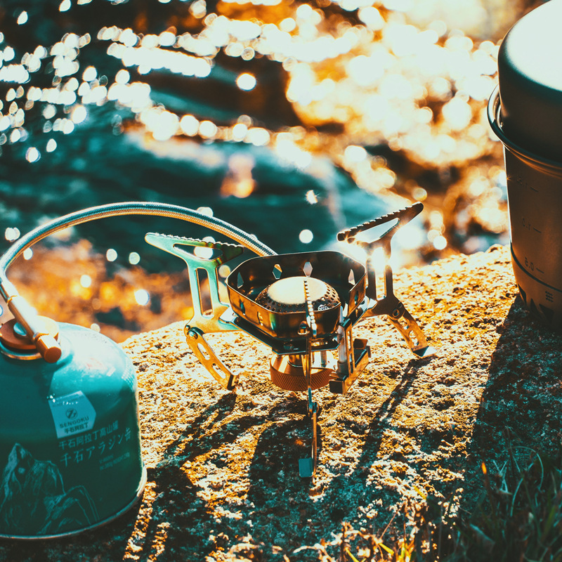 Tragbarer, winddichter Gaskoch – Camping Cooking Canister Bewertung und Preis