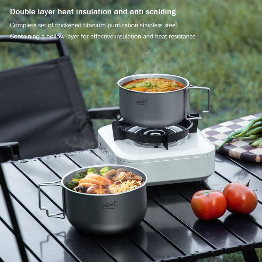 Kompakter Campingtopf aus Tita – Camping Cooking Noodles Bewertung und Preis