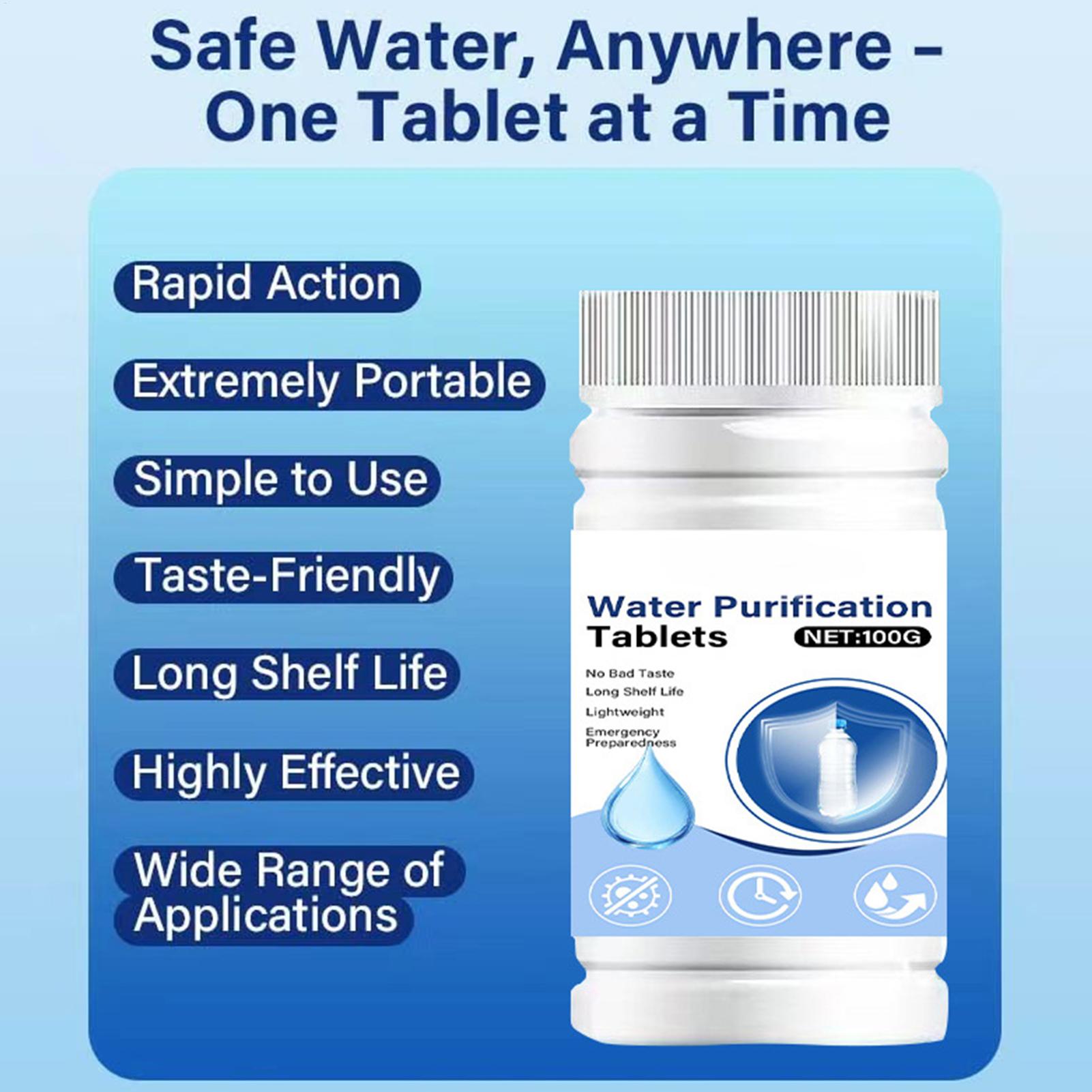 Tragbare Wasserreinigungstable – Water Purification Tablet Bewertung und Preis