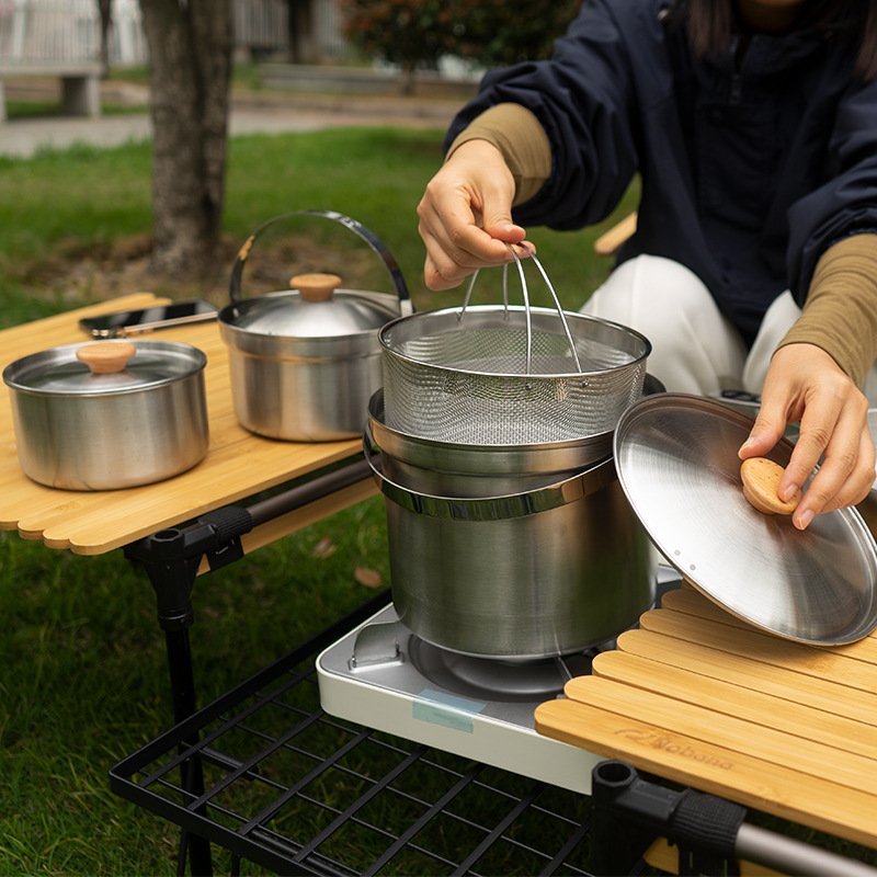 NOBANA Neueste Outdoor Edelsta – Camping Cooking Utensils Storage Bewertung und Preis