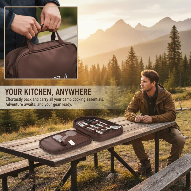 Outdoor-Kochtasche, Camping-Au – Camping Cooking Utensils Storage Bewertung und Preis