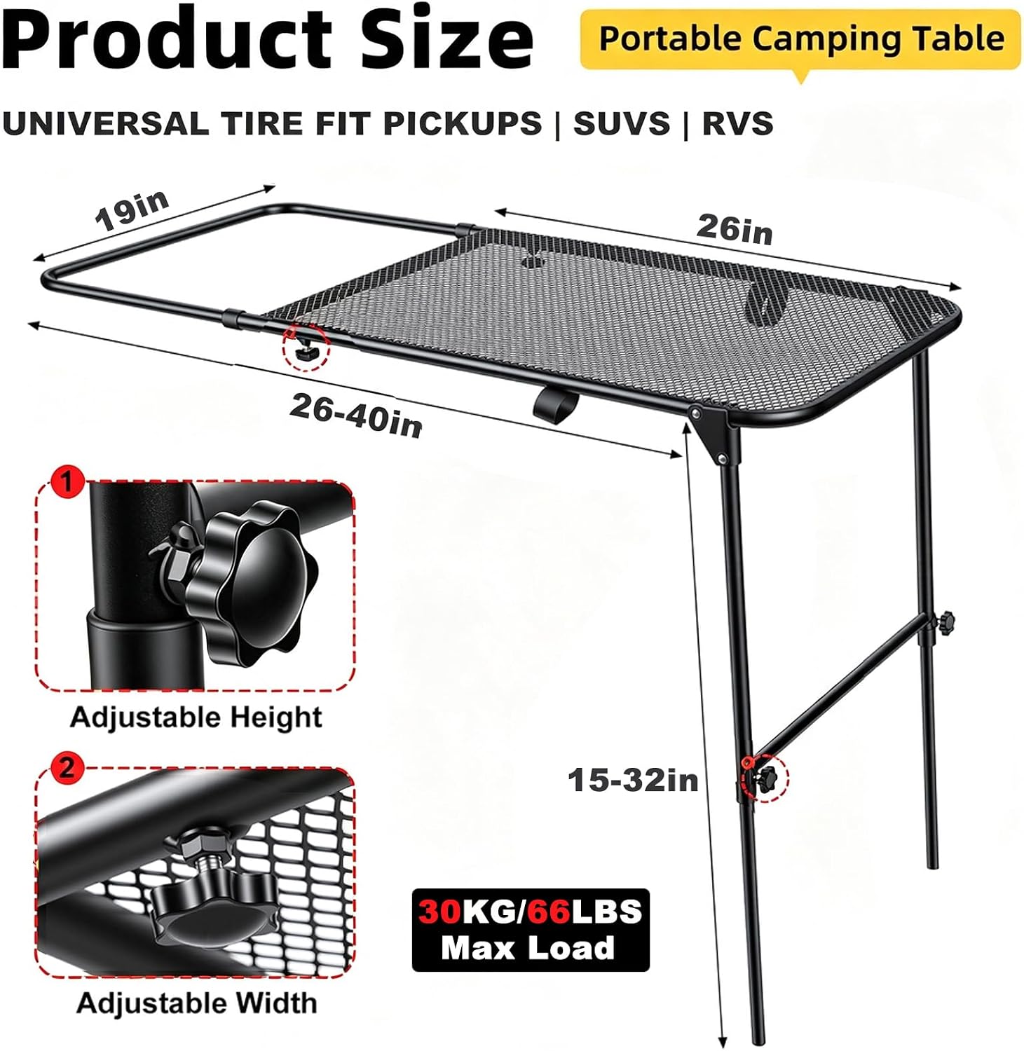 Fahrzeugreifenmontierter Stahl – Camping Cooking Requirements Bewertung und Preis