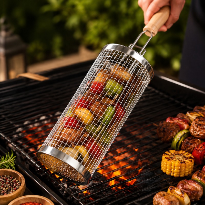Runder Grillkorb-Set aus Edels – Camping Cooking Device Bewertung und Preis