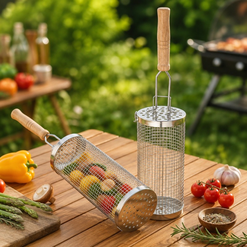 Runder Grillkorb-Set aus Edels – Camping Cooking Device Bewertung und Preis